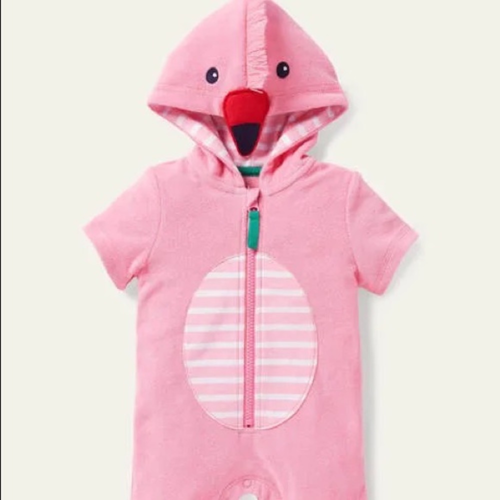 Baby Boden Towel Romper